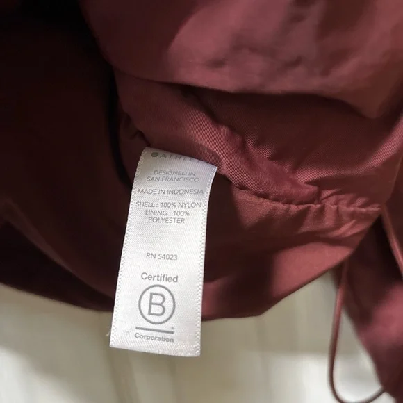 Athleta Women's Burgundy Jacket S - Picture 3 of 6